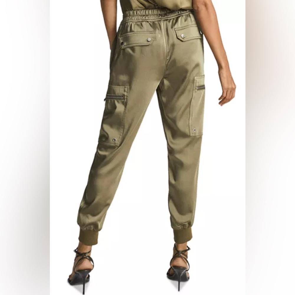 Reiss Tyler satin jogger - Picture 2 of 9